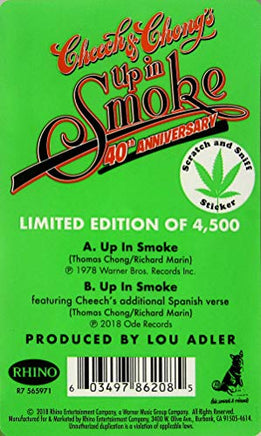 Cheech & Chong Up In Smoke (40Th Anniversary Edition) - Vinyl