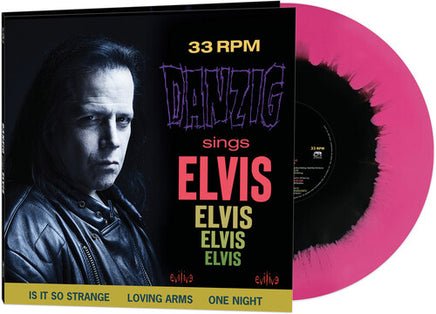 Danzig Sings Elvis (Pink & Black Haze Vinyl) (Colored Vinyl, Pink, Black) - Vinyl