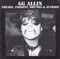 Gg Allin Freaks, Faggots, Drunks and Junkies - Vinyl