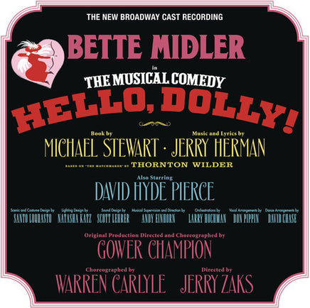 New Broadway Cast of Hello, Dolly! Hello, Dolly! (New Broadway Cast Recording) (180 Gram Vinyl, Gatefold LP Jacket) - Vinyl