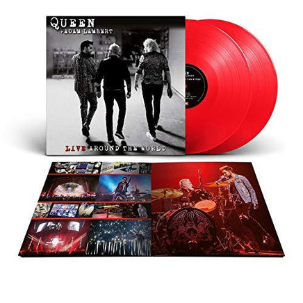 Queen & Adam Lambert Live Around The World (Limited Edition, Colored Vinyl, Red, Indie Exclusive) - Vinyl