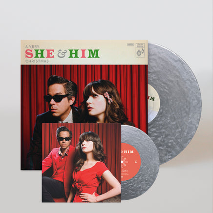 She & Him A Very She & Him Christmas (10th Anniv Deluxe Ed) (With Bonus 7" Silver vinyl Download Card) - Vinyl