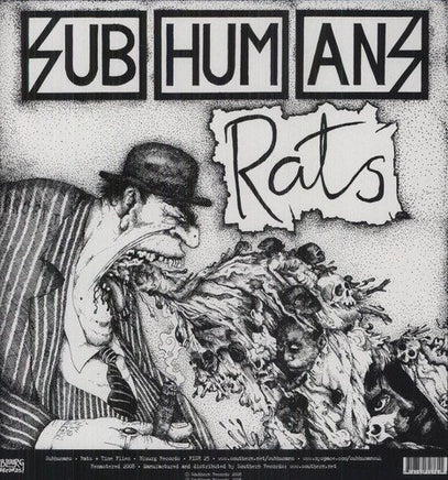 Subhumans TIME FLIES & RATS - Vinyl