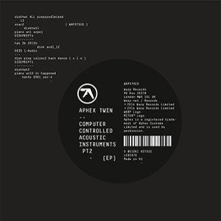 Aphex Twin Computer Controlled Acoustic Instruments PT 2 (Extended Play, Digital Download Card) - Vinyl
