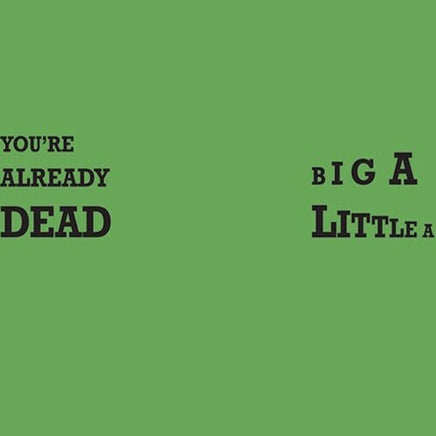 Crass You're Already Dead / Big A Little A (Green Vinyl) - Vinyl