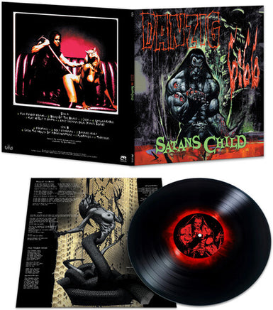 Danzig 6:66: Satan's Child -(Colored Vinyl, Black w/ Blood Red Splash) - Vinyl