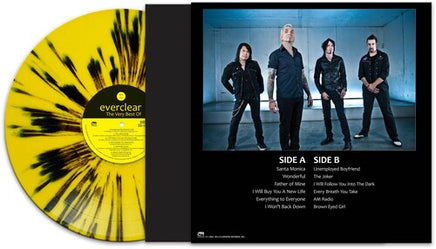 Everclear The Very Best Of (Limited Edition, Yellow & Black Splatter Vinyl) - Vinyl