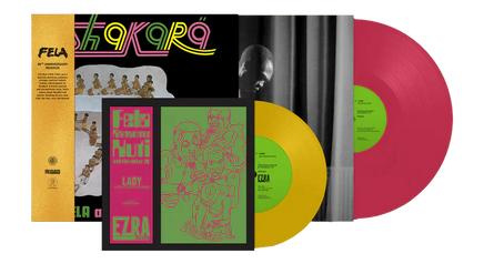 Fela Kuti Shakara (Colored Vinyl, Pink, Yellow, With Bonus 7", Anniversary Edition) - Vinyl
