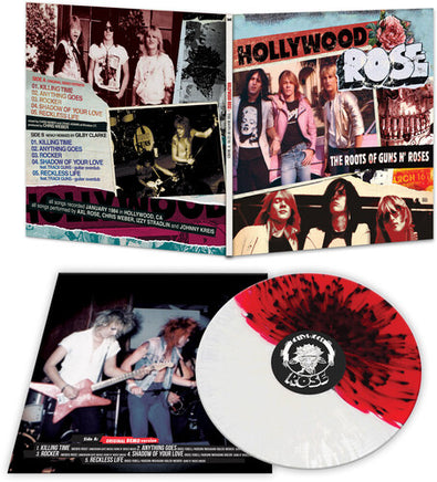 Hollywood Rose The Roots Of Guns N' Roses (Colored Vinyl, Red & White Splatter, Limited Edition, Remixes) - Vinyl