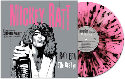 Mickey Ratt The Best Of - Pink/ black Splatter - Vinyl