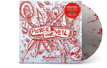 Pierce The Veil Misadventures (Indie Exclusive, Limited Edition, Colored Vinyl, Red, Silver) - Vinyl