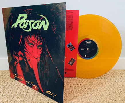 Poison Open Up And Say Ahh! (180 Gram Vinyl, Colored Vinyl, Gold, Limited Edition, Gatefold LP Jacket) - Vinyl