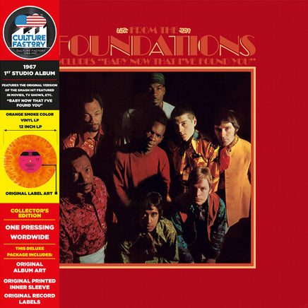 The Foundations From The Foundations ("Baby Now That I Found You") (Orange Smoke Colored Vinyl) - Vinyl