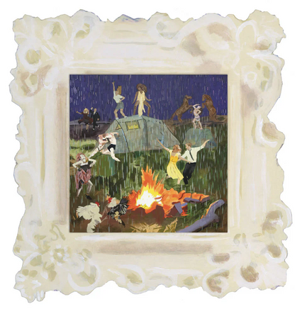 Various Artists Let's Go Dancing: Said the Falling Rain to the Open Flame: A Kevn Kinney Tribute Album (Limited Edition, Opaque Bone Colored Vinyl) - Vinyl
