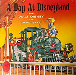 Walt Disney A Day At Disneyland with Walt Disney and Jiminy Cricket (2 Lp's) - Vinyl