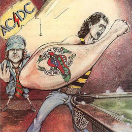 AC/DC DIRTY DEEDS DONE DIRT CHEAP AUSTRALIAN COVER  BLUE VINYL ALBERT LABEL