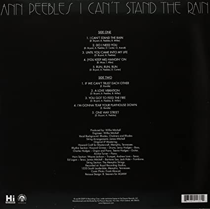 Ann Peebles I Can't Stand the Rain - Vinyl