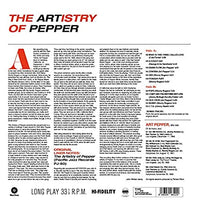 
              Art Pepper Artistry Of Pepper [Import] (180 Gram Vinyl, Limited Edition, Remastered) - Vinyl
            