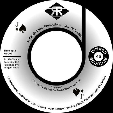 Boogie Down Productions Jack Of Spades / Instrumental - Vinyl