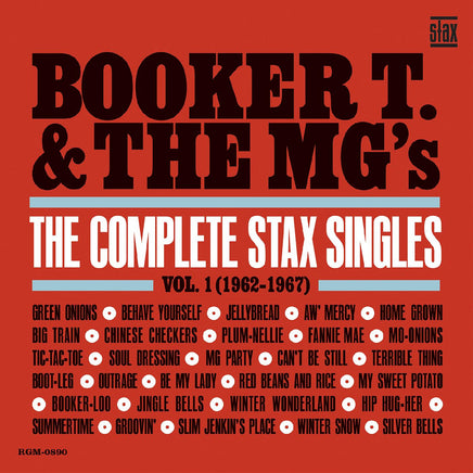 Booker T. & the MG's The Complete Stax Singles Vol. 1 (1962-1967) (2-LP, Red Vinyl) - Vinyl