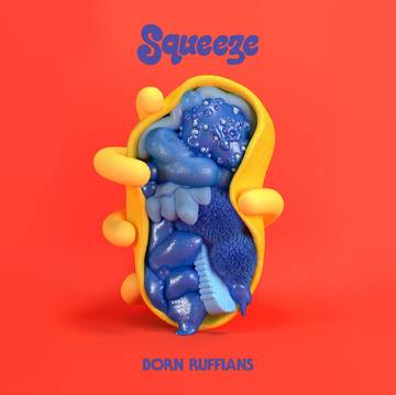 Born Ruffians SQUEEZE (TRANSPARENT CLOUDY RED VINYL) - Vinyl