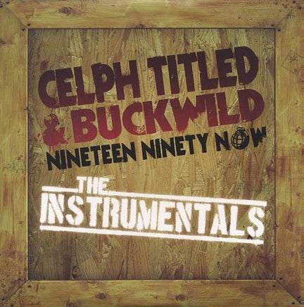 Celph Titled & Buckwild NINETEEN NINETY NOW INSTRUMENTALS - Vinyl