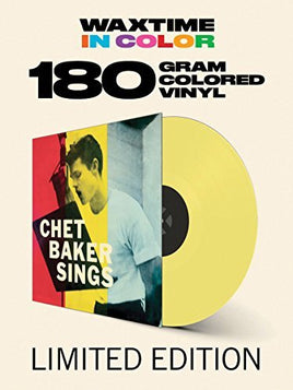 Chet Baker Sings - Limited Edition in Solid Yellow Colored Vinyl. - Vinyl