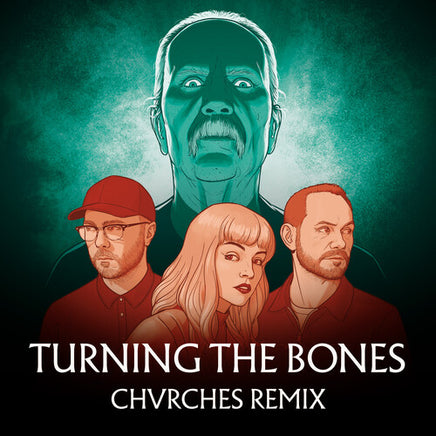Chvrches & John Carpenter Turning The Bones (Chvrches Remix) (Blue Pink Clear Marble) (7" Single) - Vinyl