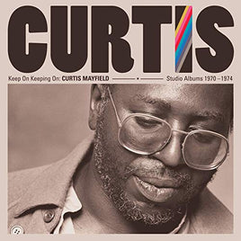 Curtis Mayfield KEEP ON KEEPING ON: CURTIS MAYFIELD STUDIO ALBUMS 1970-1974 (4LP 180 GRAM VINYL) - Vinyl