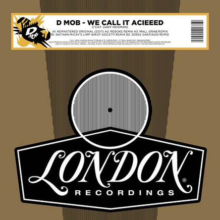 D-Mob We Call It Acieed (Remixes) | RSD DROP - Vinyl