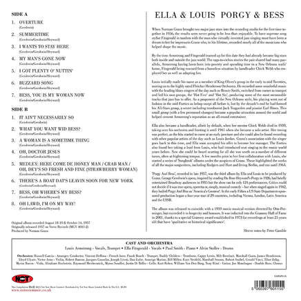 Ella Fitzgerald & Louis Armstrong Porgy & Bess [Import] - Vinyl