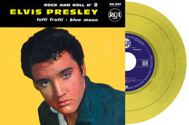 Elvis Presley Tutti Frutti/Blue Moon #2 (Yellow 7" vinyl EP) - Vinyl