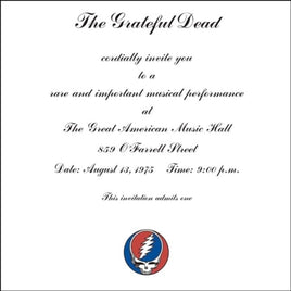 Grateful Dead One From The Vault: Live at the Great American Music Hall, San Francisco 8/13/75 - Vinyl