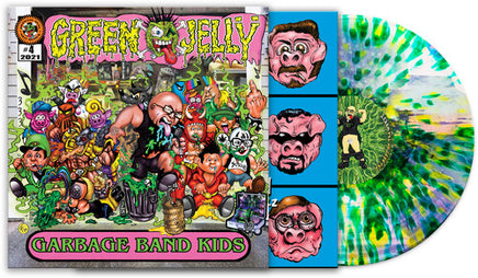 Green Jelly Garbage Band Kids (Limited Edition, Green & Yellow Splatter Vinyl) - Vinyl