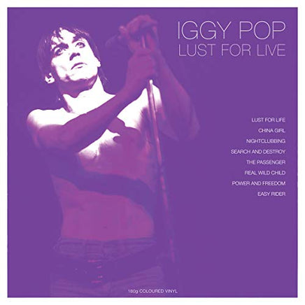 Iggy Pop LUST FOR LIVE - Vinyl