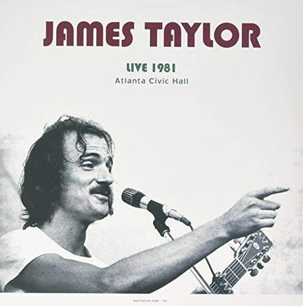 James Taylor Live At Atlanta Civic Hall / Ga May 13 / 1981 Ww1 - Vinyl