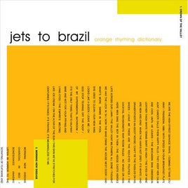 Jets To Brazil ORANGE RHYMING DICTIONARY - Vinyl