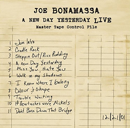 Joe Bonamassa New Day Yesterday: Live - Vinyl