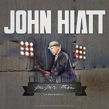 John Hiatt Paper Thin Best Of Live 1989 - Vinyl