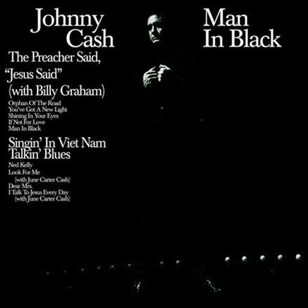 Johnny Cash MAN IN BLACK - Vinyl