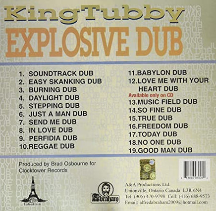 King Tubby Explosive Dub - Vinyl