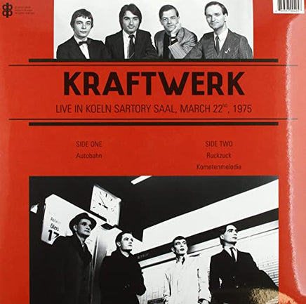 Kraftwerk Live in Koeln Sartory Saal, March 22nd, 1975 [Import] - Vinyl