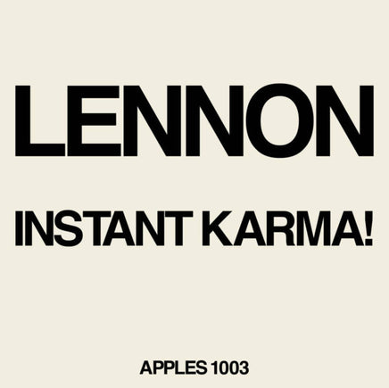 Lennon/Ono With The Plastic Ono Band Instant Karma! (2020 Ultimate Mixes) [7" Single] | RSD DROP - Vinyl