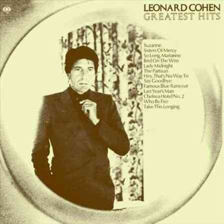Leonard Cohen GREATEST HITS - Vinyl