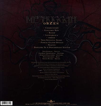 Meshuggah Obzen (Limited Edition) [Import] (2 Lp's) - Vinyl