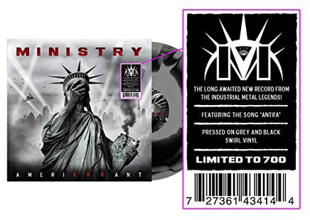 Ministry Amerikkkant (Black & Grey Swirl Vinyl) - Vinyl