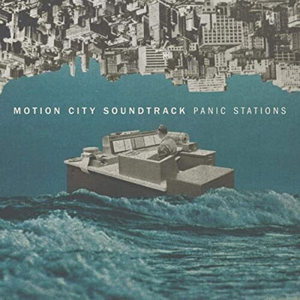 Motion City Soundtrack Panic Stations (Blue & White Vinyl) - Vinyl