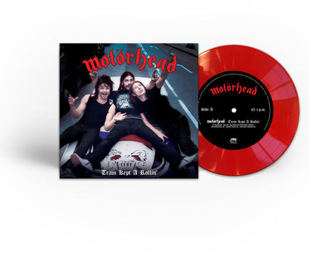 Motörhead Train Kept A-Rollin' (Colored Vinyl, Red, Limited Edition) (7" Single) - Vinyl