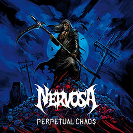 NERVOSA Perpetual Chaos (Blue LP) - Vinyl