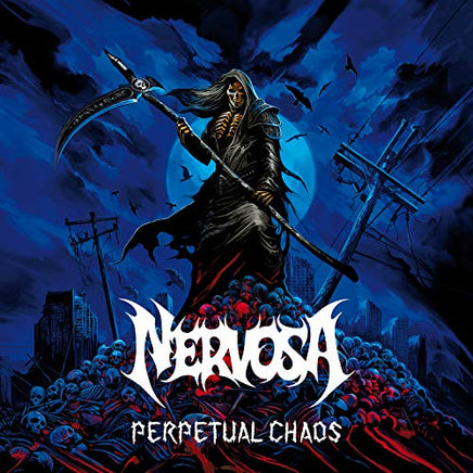 NERVOSA Perpetual Chaos (Blue LP) - Vinyl
